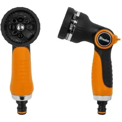 Пистолет Bradas для полива 8 режимов BLACK LINE ECO-2028 - фото 1