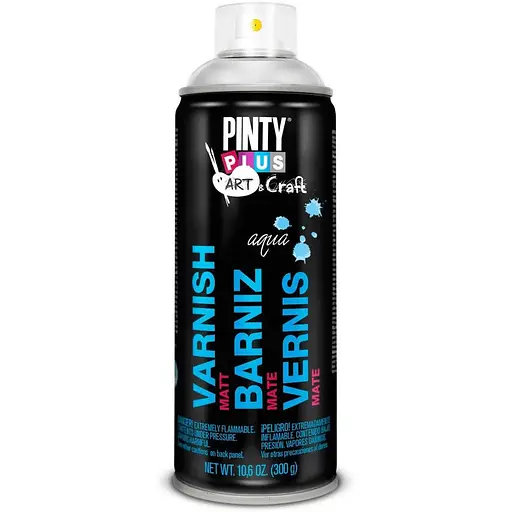 Лак-аерозоль на водній основі Pintyplus Аrt & Craft матовий 400 мл - фото 1