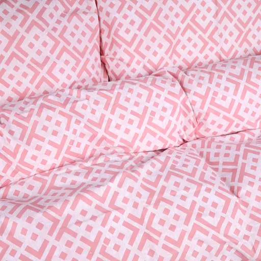 Наволочка Mirson Ranforce Elite Abstract Pink 50х70 см (2200013166818) - фото 5