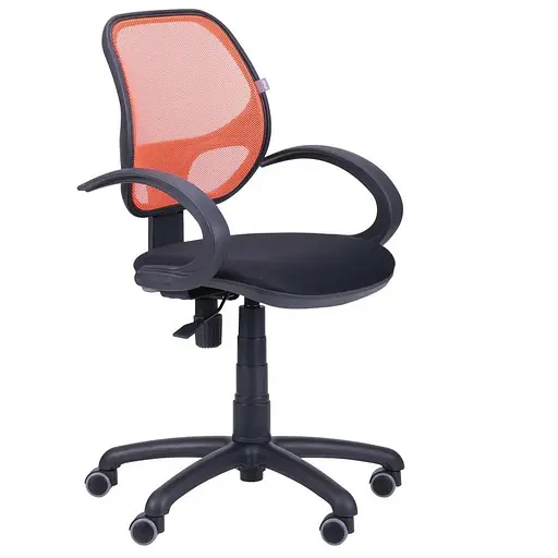 Кресло Байт/АМФ-5 сиденье А-1/спинка Сеть оранжевая