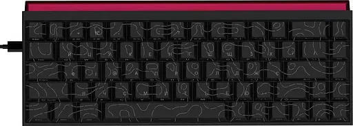 Клавіатура Ajazz NK68 Red switches Side Contour Black (NK68-R-S-B) - фото 1