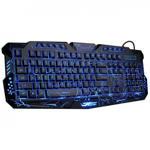 Игровая компьютерная клавиатура Atlanfa M200L с LED подсветкой - фото 6