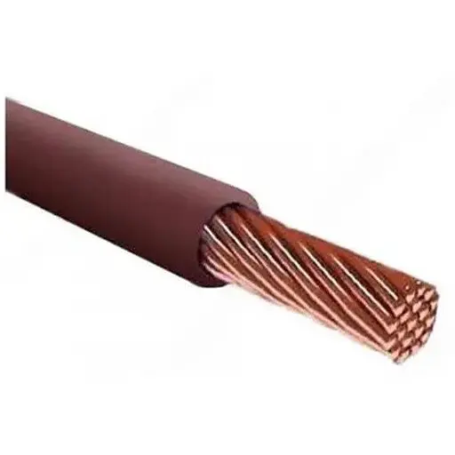 Кабель електричний Мега-Люкс ГОСТ ПВ-3-1 ізоляція не підтримує горіння коричневий 100 м