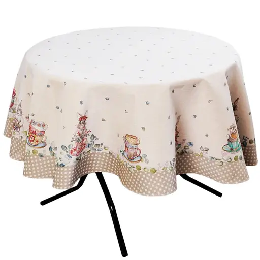 Скатерть Прованс Очарование круглая гобелен d=180 см (44018) - фото 1