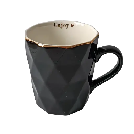 Чашка Vittora Ледяная черная 330 мл 1 шт. (147420) - фото 3