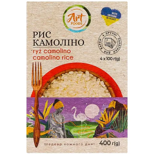 Уценка. Рис Art Foods Камолино 400 г