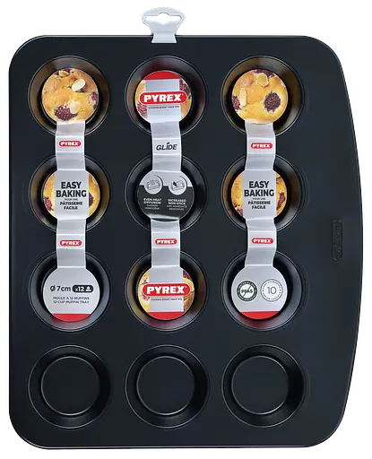 Форма для мафинов Pyrex Glide, 12 шт (7168822) - фото 5