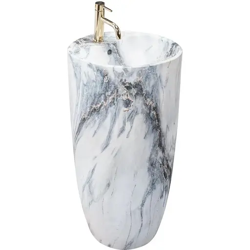 Умивальник Rea Anya granit matt мармур підлоговий REA-U5802, Мармур - фото 1