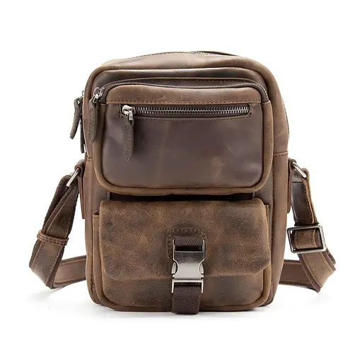 Месенджер із вінтажної шкіри Tiding Bag M39-FM811DB