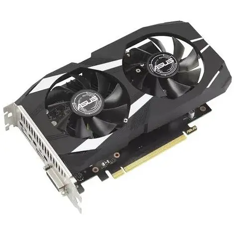 Відеокарта GeForce RTX 3050, Asus, DUAL OC, 6Gb GDDR6, 96-bit, DVI-D/HDMI/DP, 1537/14000 MHz (DUAL-RTX3050-O6G)_OEM - фото 1