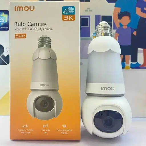 Панорамная беспроводная камера видеонаблюдения IP-камера-лампочка Imou IPC-S6DP-5M0WEB-E27 White - фото 6