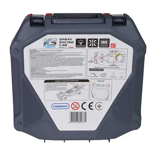 Автомобиль на радиоуправлении KS Drive Spray Car Racing черный (SL-6064RH) - фото 13