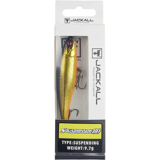 Воблер Jackall Squad Minnow 80SP 82 мм 9.7 г HL Gold &amp; Black - фото 2