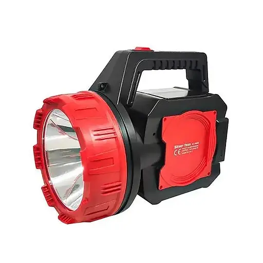 Акумуляторний світлодіодний переносний ліхтар Silver Toss ST-6689 з ручкою 10 Вт Червоний 88201 - фото 1