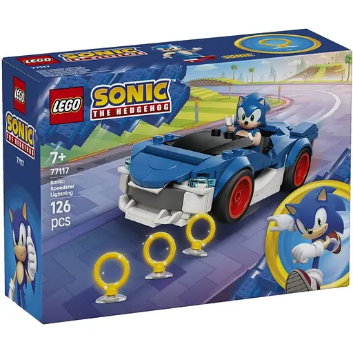 Конструктор LEGO Sonic the Hedgehog Сонік: спідстер Блискавка 126 деталей (77117)