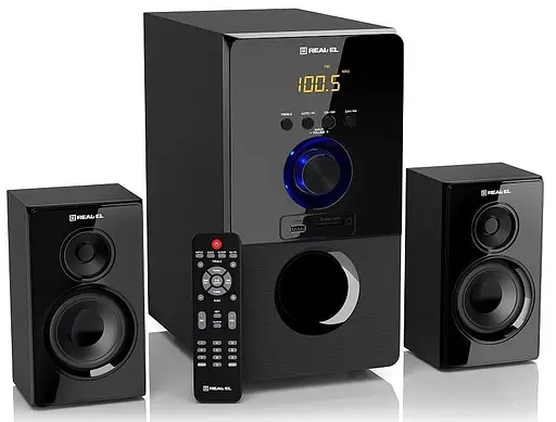 Акустична система Real-EL 2.1 M-555 Black (EL121300013) - фото 1