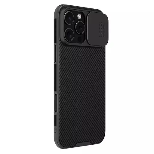 Карбонова накладка Nillkin CamShield Pro Magnetic для Apple iPhone 16 Pro 6.3 Black - фото 3