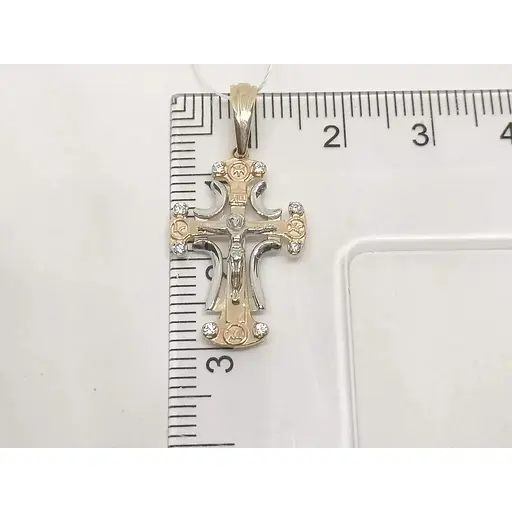 Золотой крестик Империя золота. Распятие Христа. КР316И - фото 5