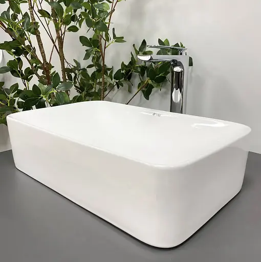 Умивальник VBI Aliano white накладний VBI-012602, Білий - фото 4