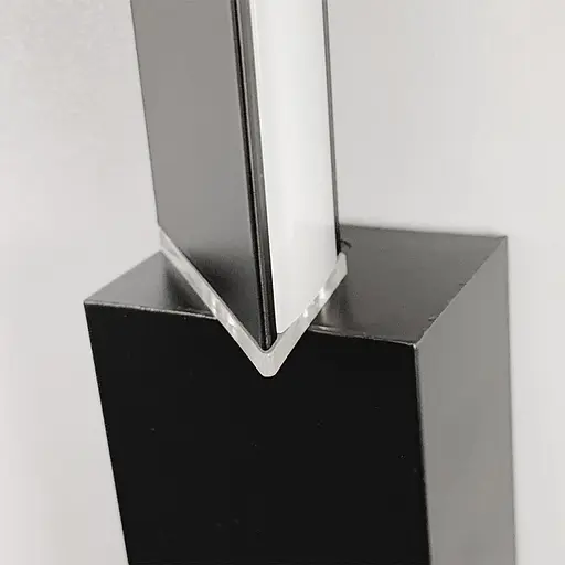 Сучасні лінійні бра в чорному кольорі корпусу 73 см Арт. WB1/730 BK Line F - фото 2