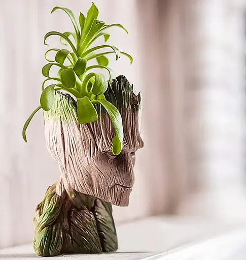 Горшочек для цветов и канцелярии Грут Groot G5 с круглой подставкой - фото 8