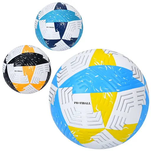 М’яч футбольний, 400-420 г, матеріал PU, ламінований, розмір №5 (В асортименті) - фото 2