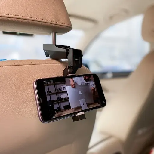 Автотримач для телефона Baseus Backseat Vehicle Phone Holder Hook Black - фото 7