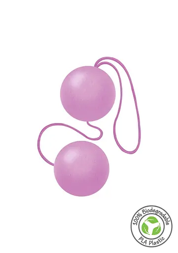 Вагінальні кульки Fuck Green Sphere Balls, 3.2 см, рожевий - фото 2