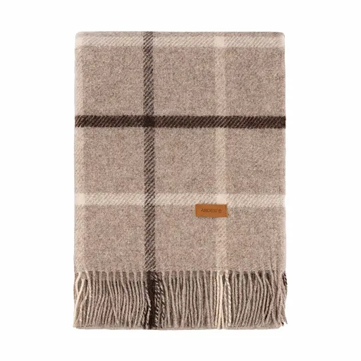 Плед Ardesto Leonardo Alpina 100% вовна бежевий 140 x 200 см (ART0702LM) - фото 3