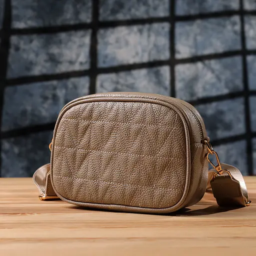 Жіноча сумка з натуральної шкіри Vintage 20х14х7 см 000315890 - фото 10