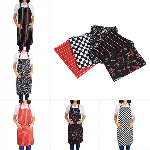 Фартух тканинний з кишенею 65 x 72 см в асортименті R89155 - фото 4