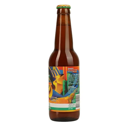 Пиво Volynski Browar Amber, светлое, нефильтрованное, 4,4%, 0,35 л - фото 2