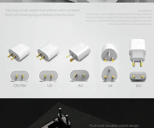 Переходник Remax на американскую + евро розетки Z4 3 в 1 - фото 3