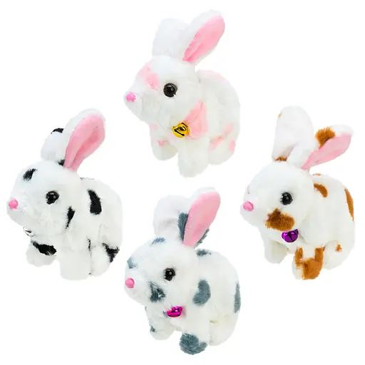 Мягкая интерактивная игрушка кролик, C23917, интерактивная (в ассортименте) - фото 4