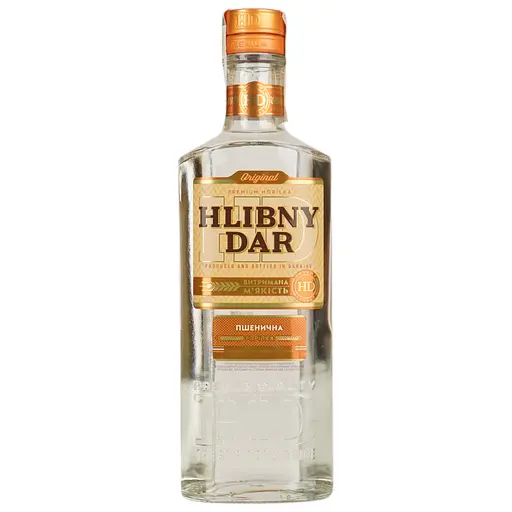 Горілка Хлібний дар Пшенична, 40%, 0,5 л - фото 2