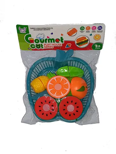 Набір продуктів A432-9A, продукти на липучках, аксесуари, в пакеті (6976609400210) Блакитний - фото 1