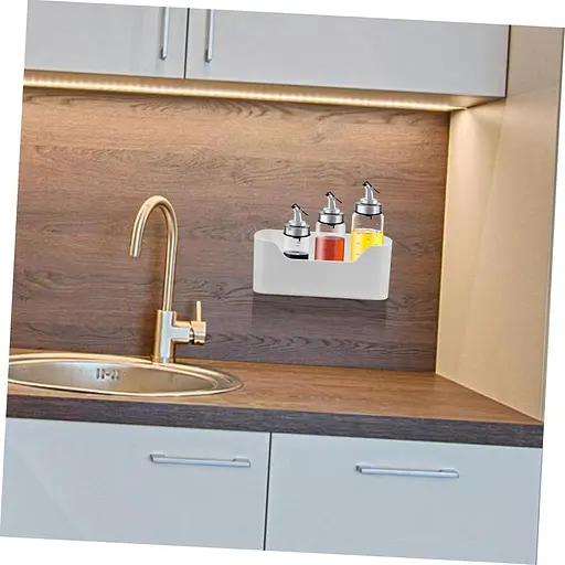 Ящик для зберігання, клейкий підвісний контейнер над дверима, дверний органайзер - фото 8