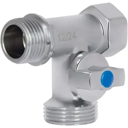 Кран кульовий приладовий Thermo Alliance Standart 1/2"Зх3/4"Зх1/2" В SD186W152015 - фото 1