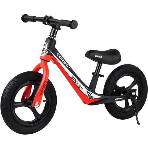 Біговел дитячий Corso 67689 колеса 12" з підніжкою