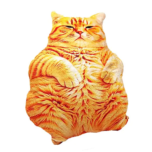 Дитяча м'яка іграшка "Рудий Кіт" Сувенір-Декор KIT-1, 35см - фото 1