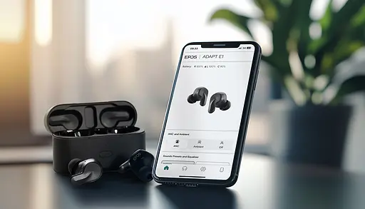 Epos Навушники TWS ADAPT E1 Чорний - фото 2
