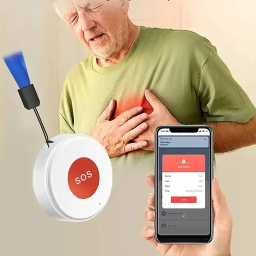 Кнопка SOS Nectronix ER-W1 для пожилых и больных людей для экстренного вызова помощи Wifi приложение Tuya Smart - фото 7