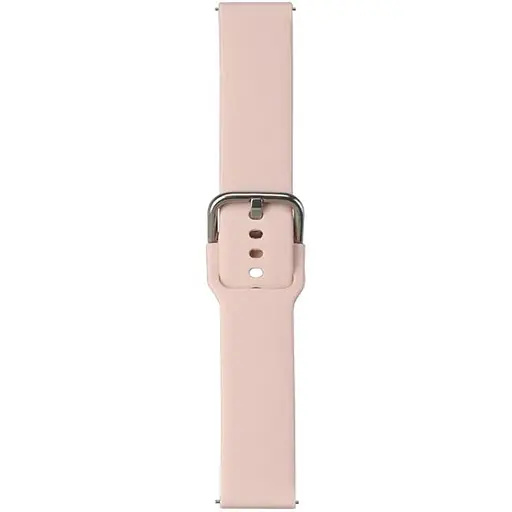 Ремешок DK CDK для Garmin Forerunner 255 / 255 Music "L" 22mm Silicone Sport Band Classic (011018) (pink) - фото 3