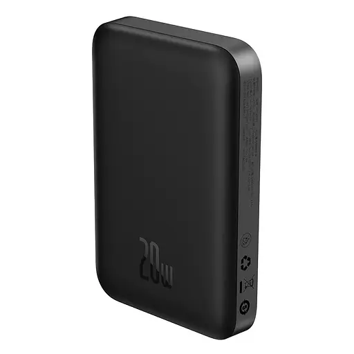 Зовнішній MagSafe акумулятор Baseus Power Bank 10000mAh 20W (PPCX030001) Black