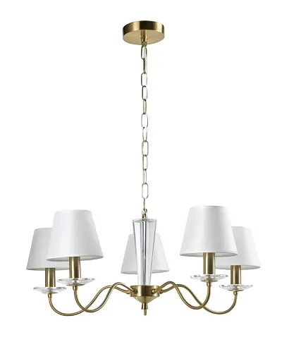 Люстра Edlin PL321167-5 Moren E14 5x12W IP20 латунний - фото 1