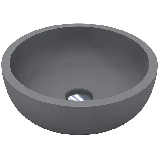 Умивальник Miraggio Mark 375 mirastone gray 0002681, Сірий - фото 1