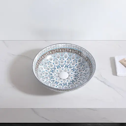 Умивальник Rea Arte blue накладний REA-U0267, Чорний - фото 5