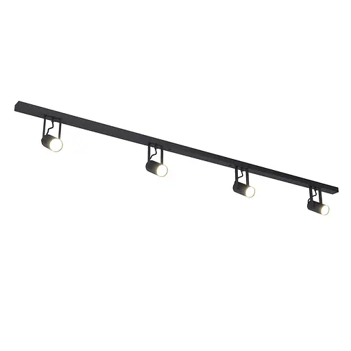 Люстра стельова 4Spots VSimple, PikArt арт. 23718 Чорний - фото 1