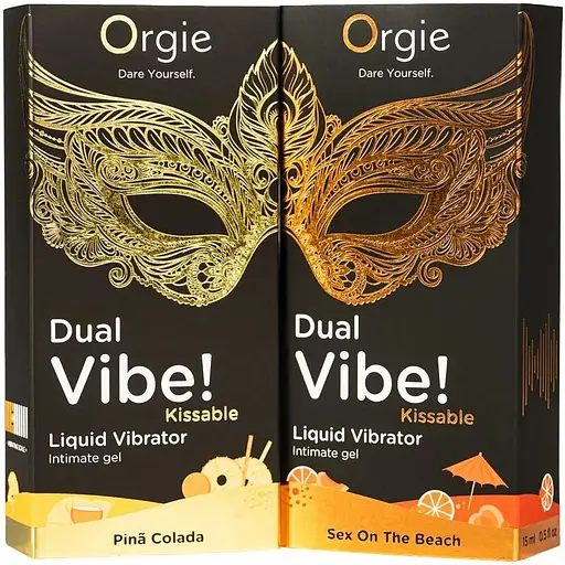 Рідкий вібратор Orgie Dual Vibe Sex on The Beach - фото 4