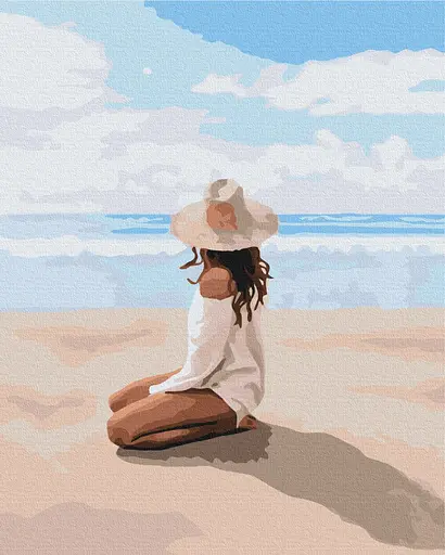 Картина за номерами на підрамнику Brushme Сонячні ванни